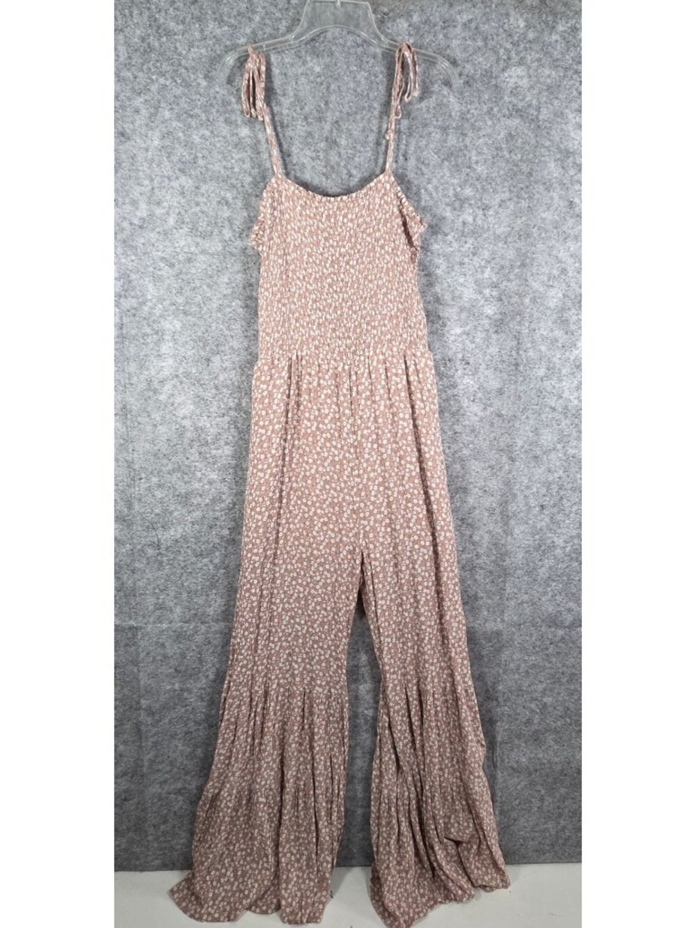 Altar’d State Ella Floral Jumpsuit Women’s Size L Sleeveless Boho Wide Leg - Picture 2 of 10